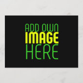 MODERNE BEARBEITBARE, EINFACHE TEMPLATE FÜR SCHWAR HINWEISKARTE (Rückseite)