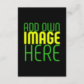 MODERNE BEARBEITBARE, EINFACHE TEMPLATE FÜR SCHWAR HINWEISKARTE (Rückseite)