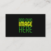 MODERNE BEARBEITBARE, EINFACHE TEMPLATE FÜR SCHWAR HINWEISKARTE (Rückseite)