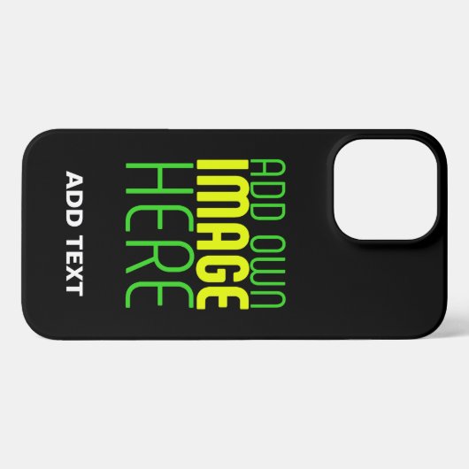 MODERNE BEARBEITBARE, EINFACHE TEMPLATE FÜR SCHWAR iPhone HÜLLE (Rückseite (Horizontal))