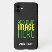 MODERNE BEARBEITBARE, EINFACHE TEMPLATE FÜR SCHWAR iPhone HÜLLE (Rückseite)