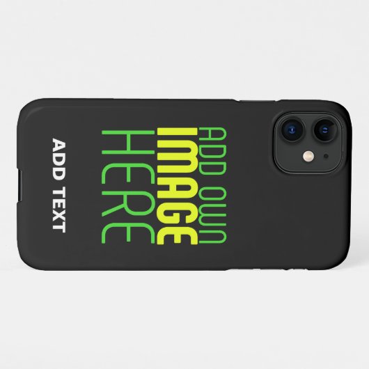 MODERNE BEARBEITBARE, EINFACHE TEMPLATE FÜR SCHWAR iPhone HÜLLE (Rückseite (Horizontal))