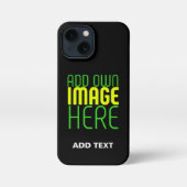 MODERNE BEARBEITBARE, EINFACHE TEMPLATE FÜR SCHWAR iPhone HÜLLE (Rückseite)