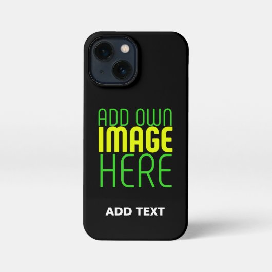 MODERNE BEARBEITBARE, EINFACHE TEMPLATE FÜR SCHWAR iPhone HÜLLE (Rückseite)