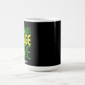 MODERNE BEARBEITBARE, EINFACHE TEMPLATE FÜR SCHWAR KAFFEETASSE (Mittel)