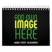 MODERNE BEARBEITBARE, EINFACHE TEMPLATE FÜR SCHWAR KALENDER (Titelbild)