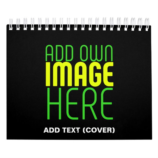 MODERNE BEARBEITBARE, EINFACHE TEMPLATE FÜR SCHWAR KALENDER (Titelbild)