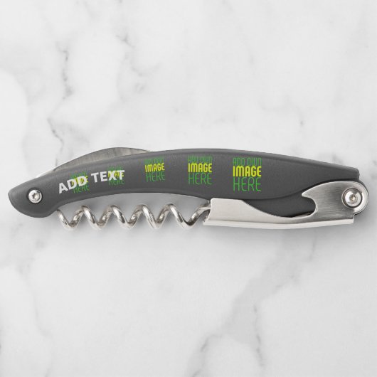 MODERNE BEARBEITBARE, EINFACHE TEMPLATE FÜR SCHWAR KELLNERMESSER (Rückseite)