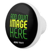 MODERNE BEARBEITBARE, EINFACHE TEMPLATE FÜR SCHWAR KERAMIKKNAUF (Rechts)