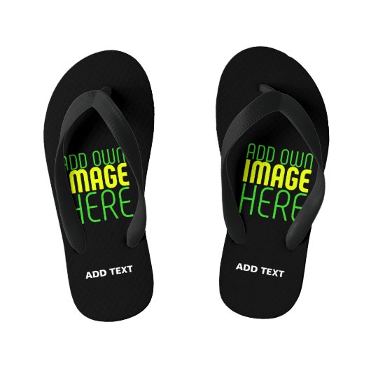 MODERNE BEARBEITBARE, EINFACHE TEMPLATE FÜR SCHWAR KINDERBADESANDALEN (Fußbett)