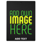 MODERNE BEARBEITBARE, EINFACHE TEMPLATE FÜR SCHWAR KLEMMBRETT (Rückseite)