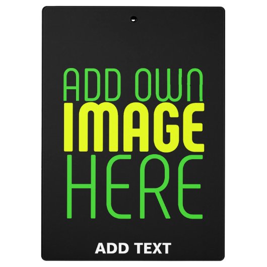 MODERNE BEARBEITBARE, EINFACHE TEMPLATE FÜR SCHWAR KLEMMBRETT (Rückseite)