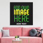 MODERNE BEARBEITBARE, EINFACHE TEMPLATE FÜR SCHWAR LEINWANDDRUCK (Insitu (Wohnzimmer))