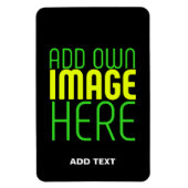 MODERNE BEARBEITBARE, EINFACHE TEMPLATE FÜR SCHWAR MAGNET (Vertikal)