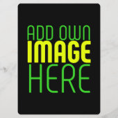 MODERNE BEARBEITBARE, EINFACHE TEMPLATE FÜR SCHWAR MENÜKARTE (Rückseite)