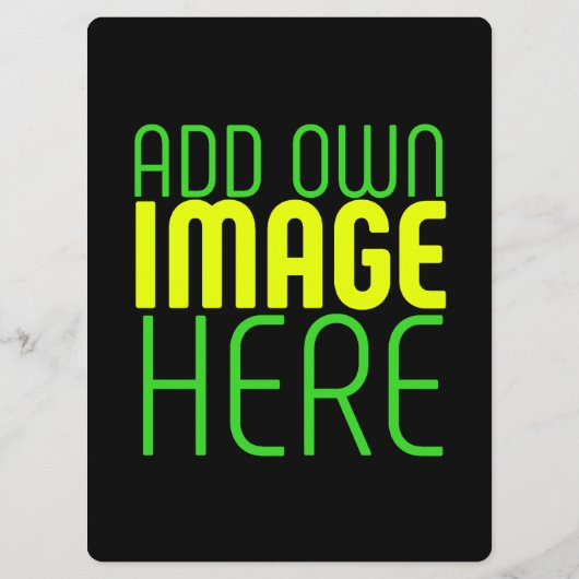 MODERNE BEARBEITBARE, EINFACHE TEMPLATE FÜR SCHWAR MENÜKARTE (Rückseite)