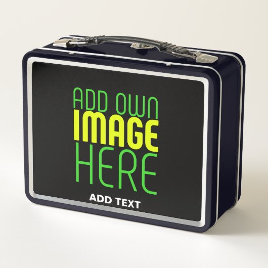 MODERNE BEARBEITBARE, EINFACHE TEMPLATE FÜR SCHWAR METALL BROTDOSE (Rückseite)