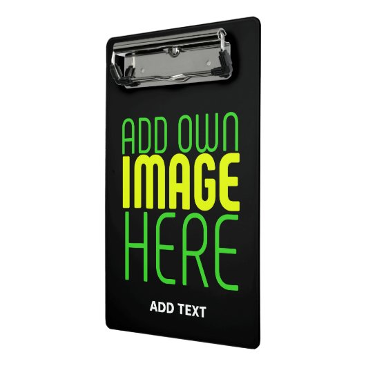 MODERNE BEARBEITBARE, EINFACHE TEMPLATE FÜR SCHWAR MINI KLEMMBRETT (Gewinkelt2)