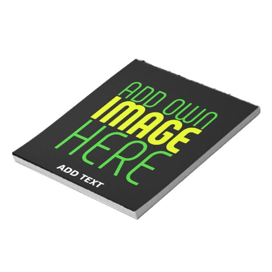 MODERNE BEARBEITBARE, EINFACHE TEMPLATE FÜR SCHWAR NOTIZBLOCK (Rotiert)