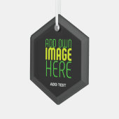 MODERNE BEARBEITBARE, EINFACHE TEMPLATE FÜR SCHWAR ORNAMENT AUS GLAS (Vorderseite Links)