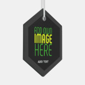 MODERNE BEARBEITBARE, EINFACHE TEMPLATE FÜR SCHWAR ORNAMENT AUS GLAS (Vorderseite Rechts)