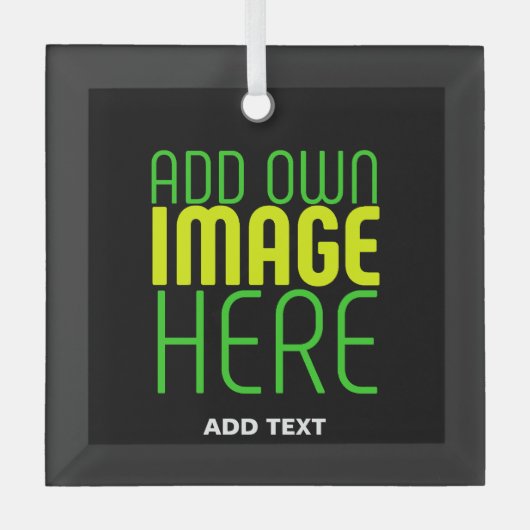 MODERNE BEARBEITBARE, EINFACHE TEMPLATE FÜR SCHWAR ORNAMENT AUS GLAS (Vorderseite)