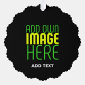 MODERNE BEARBEITBARE, EINFACHE TEMPLATE FÜR SCHWAR ORNAMENT KARTE (Rückseite)