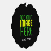 MODERNE BEARBEITBARE, EINFACHE TEMPLATE FÜR SCHWAR ORNAMENT KARTE (Rechts)