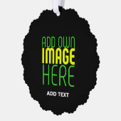 MODERNE BEARBEITBARE, EINFACHE TEMPLATE FÜR SCHWAR ORNAMENT KARTE (Links)