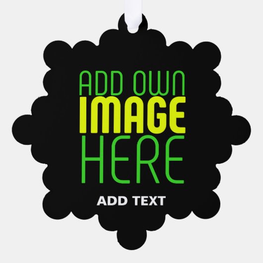 MODERNE BEARBEITBARE, EINFACHE TEMPLATE FÜR SCHWAR ORNAMENT KARTE (Rückseite)