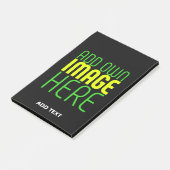 MODERNE BEARBEITBARE, EINFACHE TEMPLATE FÜR SCHWAR POST-IT KLEBEZETTEL (angewinkelt)