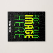 MODERNE BEARBEITBARE, EINFACHE TEMPLATE FÜR SCHWAR PUZZLE (Horizontal)