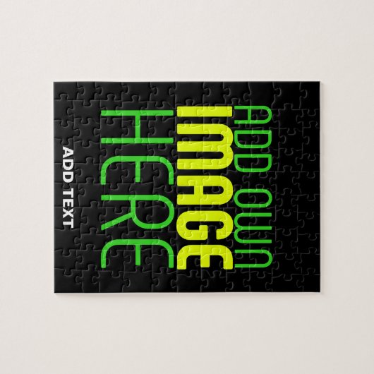 MODERNE BEARBEITBARE, EINFACHE TEMPLATE FÜR SCHWAR PUZZLE (Horizontal)