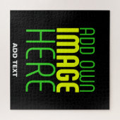 MODERNE BEARBEITBARE, EINFACHE TEMPLATE FÜR SCHWAR PUZZLE (Horizontal)