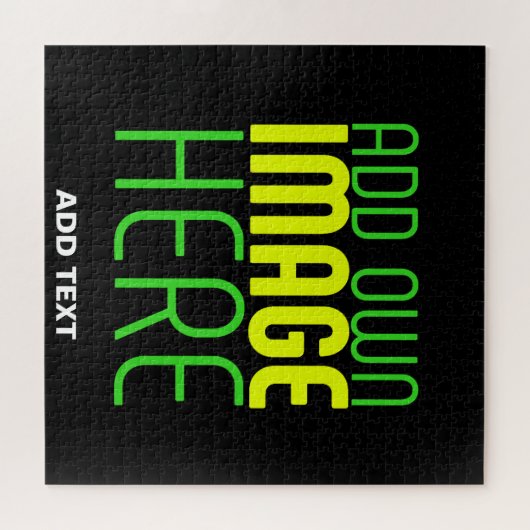 MODERNE BEARBEITBARE, EINFACHE TEMPLATE FÜR SCHWAR PUZZLE (Horizontal)