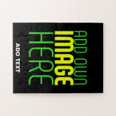 MODERNE BEARBEITBARE, EINFACHE TEMPLATE FÜR SCHWAR PUZZLE (Horizontal)