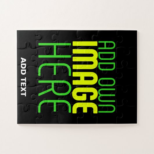 MODERNE BEARBEITBARE, EINFACHE TEMPLATE FÜR SCHWAR PUZZLE (Horizontal)