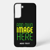 MODERNE BEARBEITBARE, EINFACHE TEMPLATE FÜR SCHWAR SAMSUNG GALAXY HÜLLE (Rückseite)