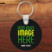 MODERNE BEARBEITBARE, EINFACHE TEMPLATE FÜR SCHWAR SCHLÜSSELANHÄNGER (Rückseite)