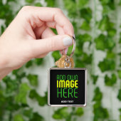 MODERNE BEARBEITBARE, EINFACHE TEMPLATE FÜR SCHWAR SCHLÜSSELANHÄNGER (Hand)