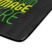 MODERNE BEARBEITBARE, EINFACHE TEMPLATE FÜR SCHWAR SCHNEIDEBRETT (Ecke)