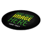 MODERNE BEARBEITBARE, EINFACHE TEMPLATE FÜR SCHWAR SCHNEIDEBRETT (Ecke)