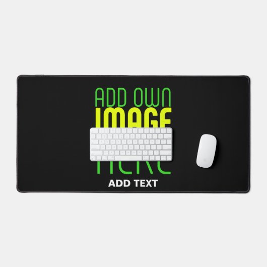 MODERNE BEARBEITBARE, EINFACHE TEMPLATE FÜR SCHWAR SCHREIBTISCHUNTERLAGE (Tastatur & Maus)