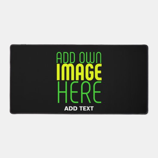 MODERNE BEARBEITBARE, EINFACHE TEMPLATE FÜR SCHWAR SCHREIBTISCHUNTERLAGE (Vorderseite)