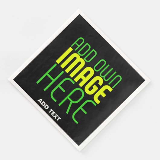 MODERNE BEARBEITBARE, EINFACHE TEMPLATE FÜR SCHWAR SERVIETTE (Ecke)