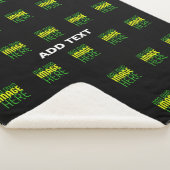 MODERNE BEARBEITBARE, EINFACHE TEMPLATE FÜR SCHWAR SHERPADECKE (3/4)