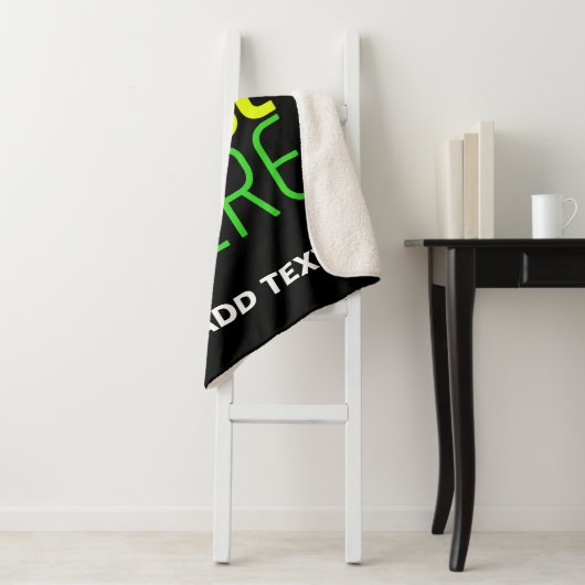 MODERNE BEARBEITBARE, EINFACHE TEMPLATE FÜR SCHWAR SHERPADECKE (Beispiel)