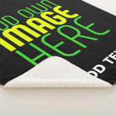 MODERNE BEARBEITBARE, EINFACHE TEMPLATE FÜR SCHWAR SHERPADECKE (3/4)