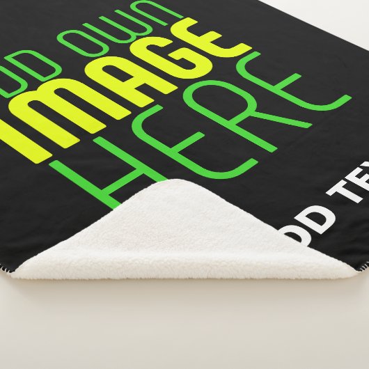 MODERNE BEARBEITBARE, EINFACHE TEMPLATE FÜR SCHWAR SHERPADECKE (3/4)