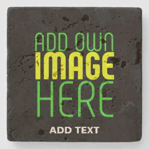 MODERNE BEARBEITBARE, EINFACHE TEMPLATE FÜR SCHWAR STEINUNTERSETZER